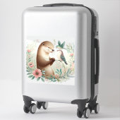 Storybook WoodlandベビーOtter and Bird シール (スーツケース)