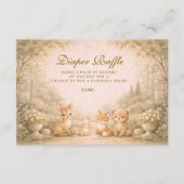 Storybook Woodland Garden Diapper Raffle  エンクロージャーカード (正面)