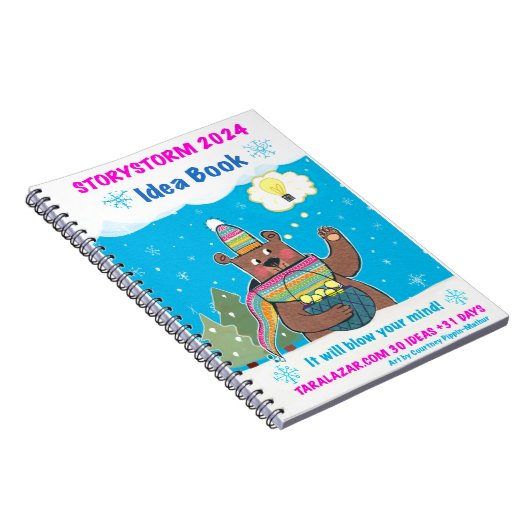 Storystorm 2024アイディアブックとジャーナル ノートブック (右側)