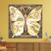 Storyteller of Ancient Echoes キャンバスプリント (インサイチュ (リビング))