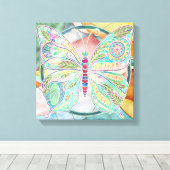 "Storyteller of Childhood Dreams" キャンバスプリント (インサイチュ (ウッドフロア))