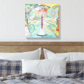 "Storyteller of Childhood Dreams" キャンバスプリント (インサイチュ (寝室))