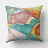 "Storyteller of Childhood Dreams" Square Pillow クッション (裏面)