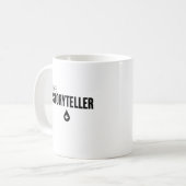 Storyteller Writer Journalist Blogger Writing コーヒーマグカップ (正面左)