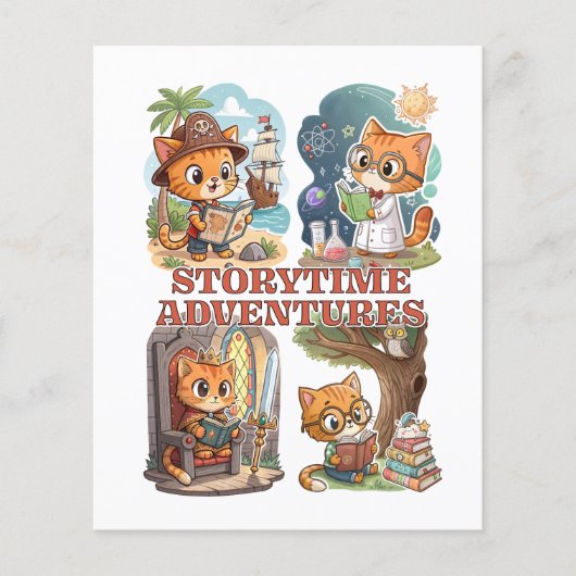 Storytime Adventures – A Journey Through Books チラシ (正面)