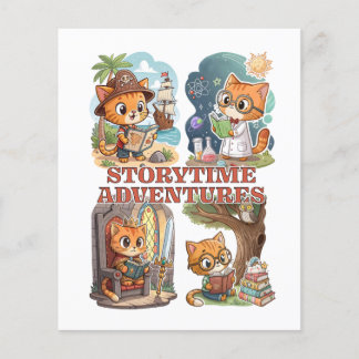 Storytime Adventures – A Journey Through Books チラシ
