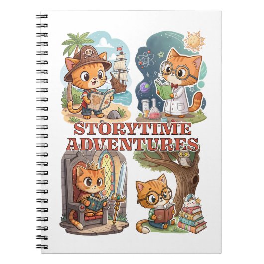 Storytime Adventures – A Journey Through Books ノートブック (正面)
