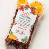 Stovetop Holiday Simmering Potpourri ラベル