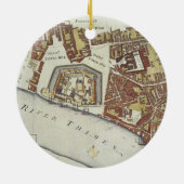 「Stowの調査のためのタワーおよびSt.キャサリン、 セラミックオーナメント (裏面)