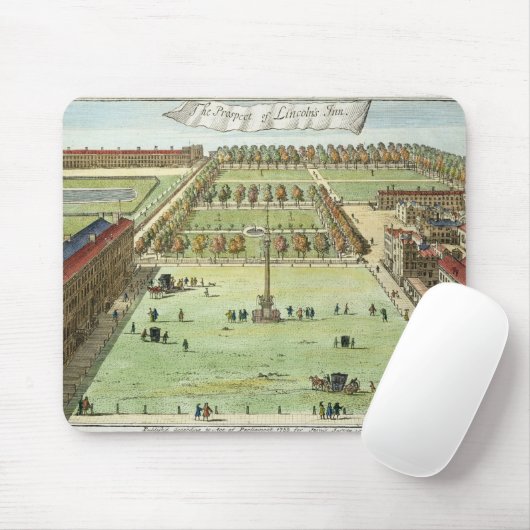 「Stowの調査のためのリンカーンのインの見通し、 マウスパッド (マウス)