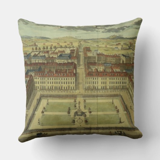 「StowのLondoの調査のためのSohoまたはSquare王の、 クッション (裏面)