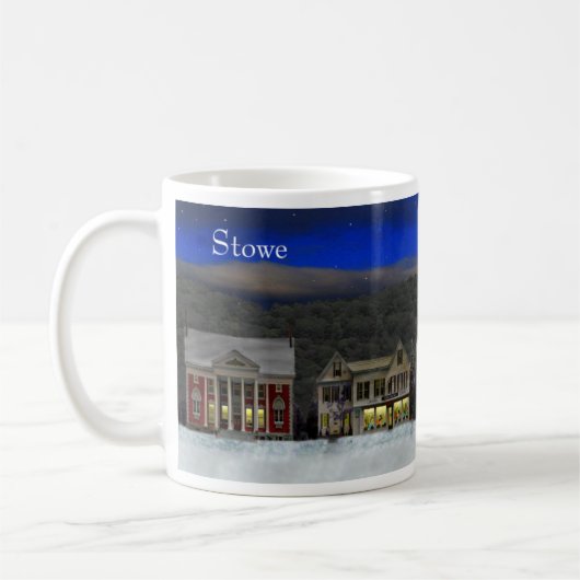 Stowe、ヴァーモント コーヒーマグカップ (左)