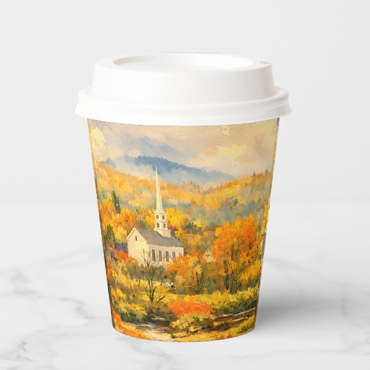 Stowe Vermont Paper cup 紙コップ (正面)