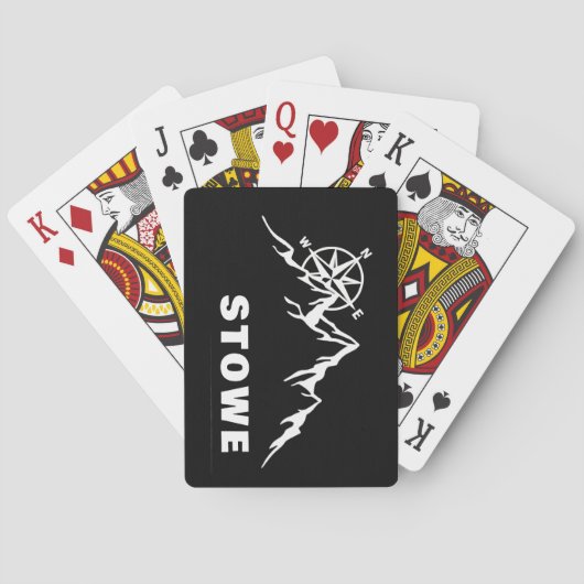 Stowe Vermont Ski Playing Cards トランプ (裏面)