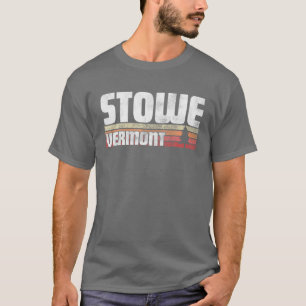 STOWE VERMONT VTギフトレトロスタイルヴィンテージ70S 80S Tシャツ