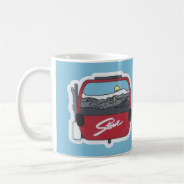 Stowe VT Skiing  Mug コーヒーマグカップ