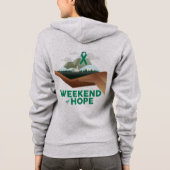 Stowe Weekend of Hope Women's Zip Hoodie パーカ (裏面)