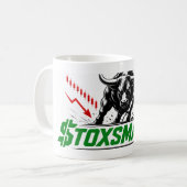 Stoxsman.com 投資 コーヒーマグカップ (正面左)