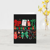 Stpartum Xmas Coquette Mother Baby Nurse Christmas カード (黄色い花)