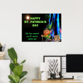 STPATRICKS DAY, CATCH ME LEPRECHAUNポスター ポスター (ホームオフィス)