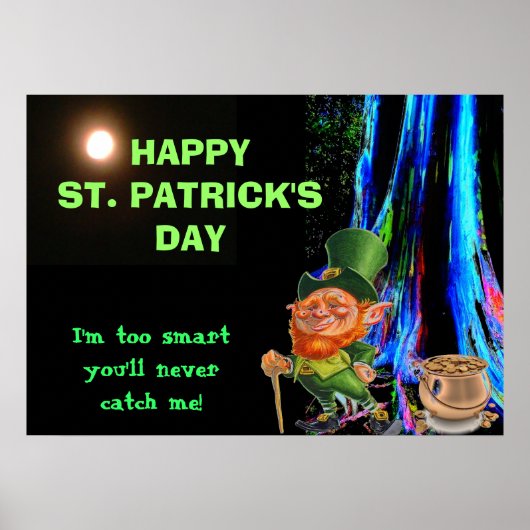 STPATRICKS DAY, CATCH ME LEPRECHAUNポスター ポスター (正面)