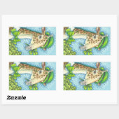 STPATRICK'S DAY IRISH GIRAFFEスタンプ*シート 長方形シール (シート)