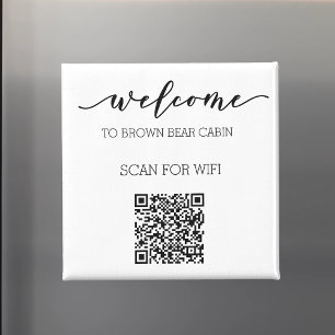 STRガイド QRコード 情報 WIFIレンタル マグネット