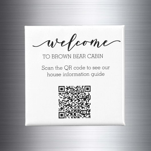 STRガイドQRコード情報ガイドレンタルホーム マグネット