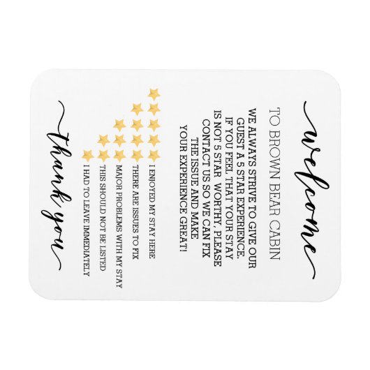 STR短期レンタル休暇評価システム星 マグネット (横)