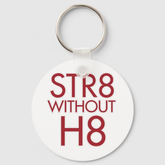STR8 (H8なし)プロップ8なし キーホルダー (正面)