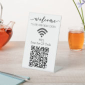 STR WIFIスキャンQRコード短期レンタル休暇 台座サイン (インサイチュ)