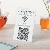 STR WIFI QRコード 短期レンタル バケーション 台座サイン (インサイチュ)