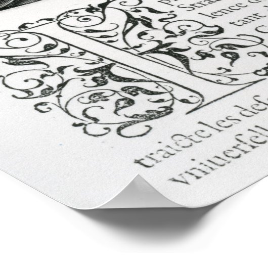 Strabo, illustration from Andre Thevet's ポスター (角)