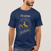 Strachan Clan Badge & Tartan Tシャツ (正面)