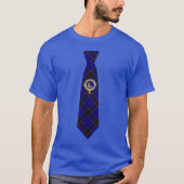 Strachan Tartan Necktie T-Shirt w/Badge Tシャツ (正面)