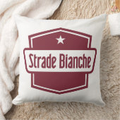Strade Biancheロゴ クッション (ブランケット)