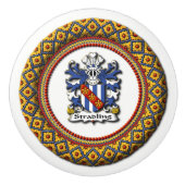 Stradlingの家紋 セラミックノブ (正面)