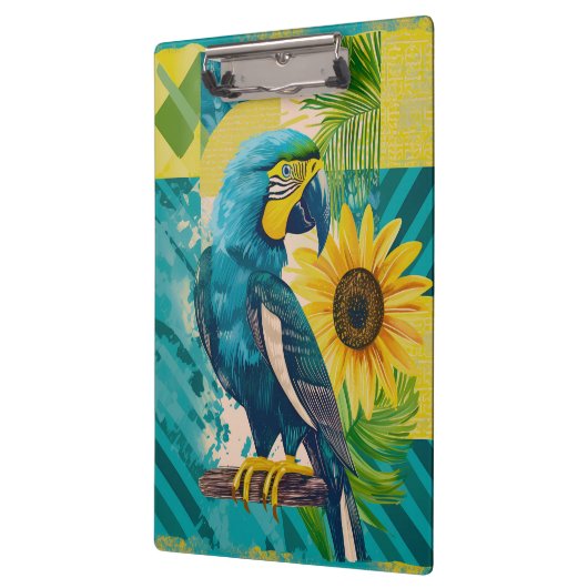 Strahlender Ara im Sonnenschein クリップボード (左)