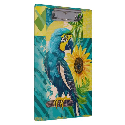 Strahlender Ara im Sonnenschein クリップボード (右)