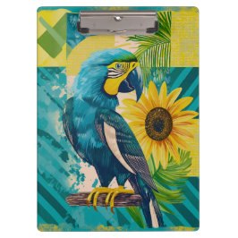 Strahlender Ara im Sonnenschein クリップボード