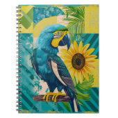 Strahlender Ara im Sonnenschein ノートブック (正面)