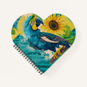 Strahlender Ara im Sonnenschein ノートブック (正面)