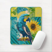 Strahlender Ara im Sonnenschein マウスパッド (マウス)