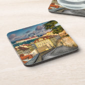 Strahov Monastery Morning Hard Plastic Coaster コースター (左側)