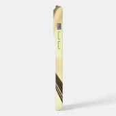 STRAIFEN SCHWARZ GELB iPhoneケース (左側面)