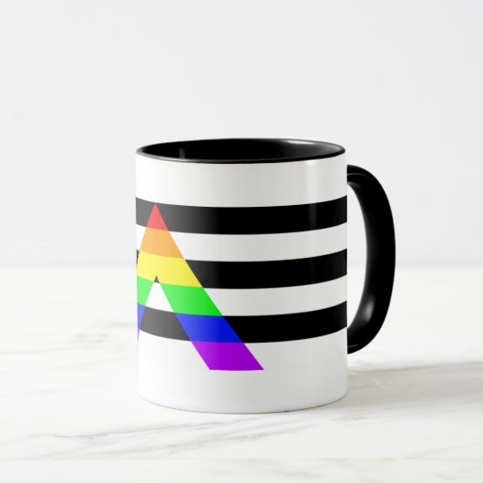 Straight Ally Flag  マグカップ (正面右)