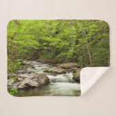 Straight Fork Flows Through Forest シェルパブランケット (正面(横))