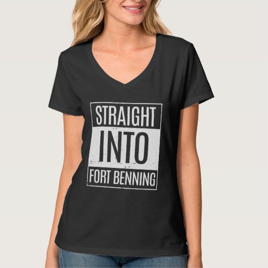 Straight Into Fort Benning Basic BCT Tシャツ (正面)