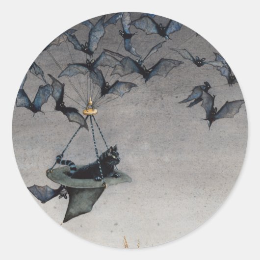 Straight on Till Morning ラウンドシール (正面)