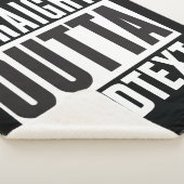 Straight Outtaでテキストを追加 シェルパブランケット (3/4)